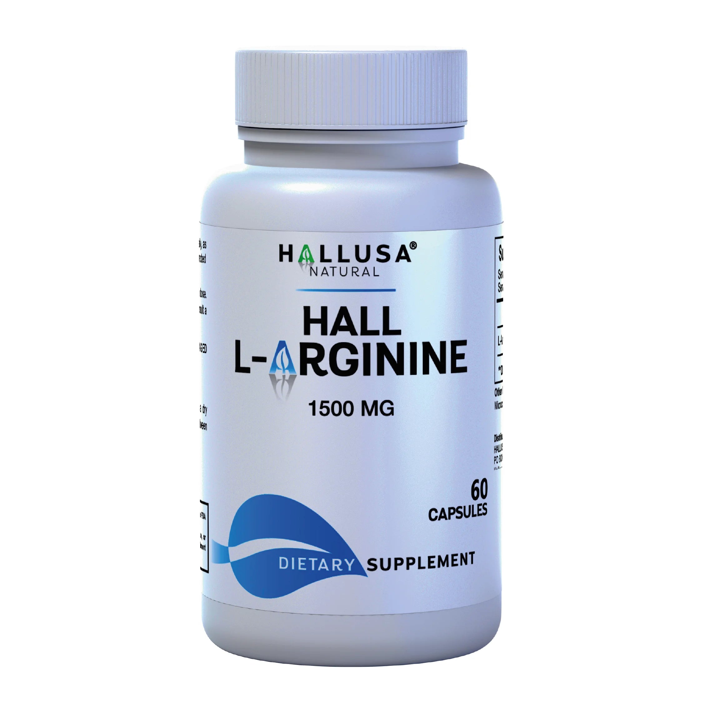 L- Arginine, Pre Workout Pills L-Arginine Hcl 1500 Mg, Nitric Oxide for Muscle Blood Circulation, Amino Acids Supplement - Amino Energy - Energy Supplements - 60 Caps