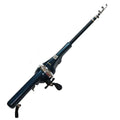 1.34M Telescopic Fishing Rod Spinning Reel Combo Carbon Fiber Casting Rod Fishing Gear Pocket Fishing Rod