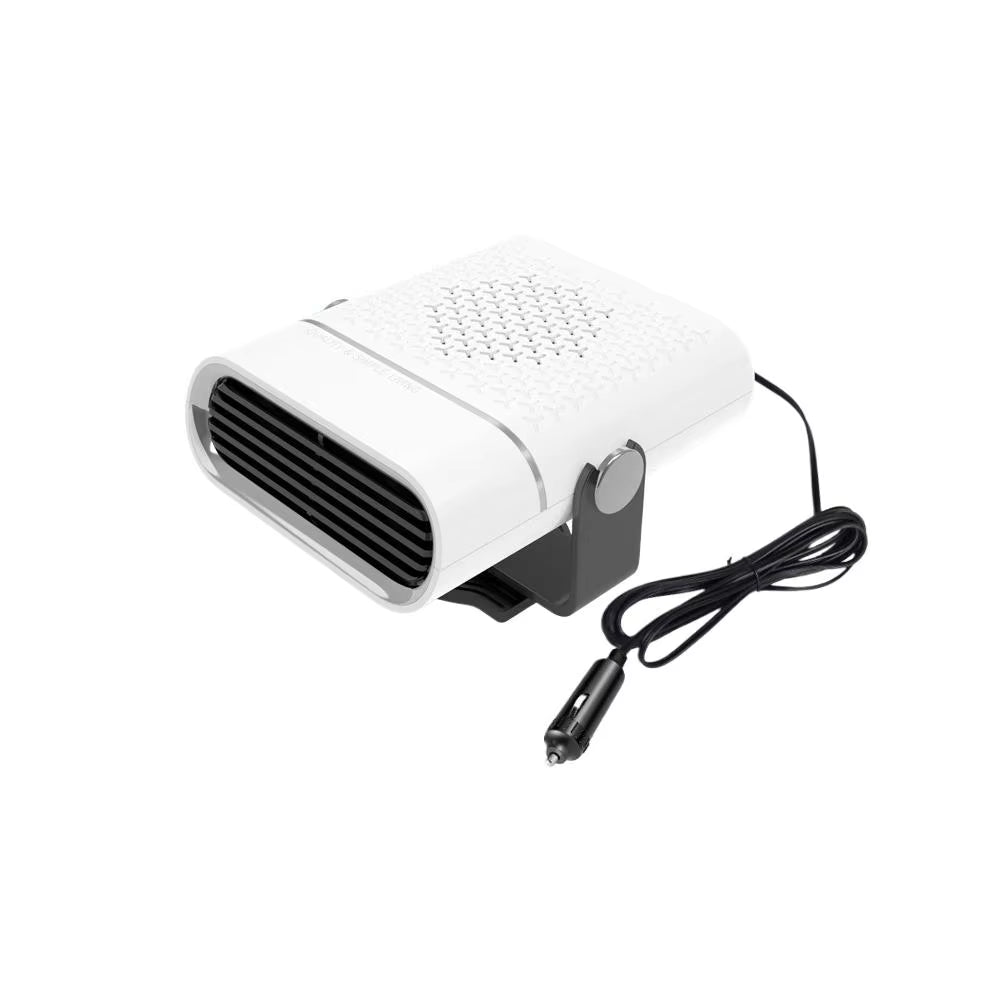 12V 120W Portable Car Heater Fast Heating & Cooling Fan 360° Rotation Defogger/Defroster Cigarette Lighter Plug-In