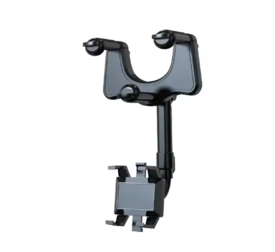 Car Phone Holder Mount 360 Rotation Rearview Mirror Smartphone Support in Car GPS Navigation Bracket for Iphone Samsung Xiaomi