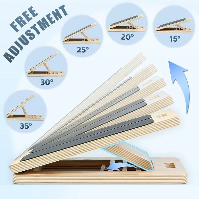 Calf Stretcher Slant Board Wooden Tilt Plate Fortable Wooden Slant Board for Calf Stretching for Knees Ankle Heel Feet Leg