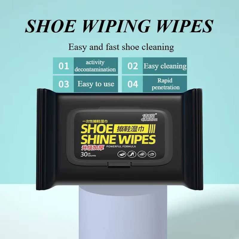 12-60Pcs Disposable Shoes Clean Wipes Portable White Shoes Cleaning Care Wipes Sneakers Cleaning Quick Wet Wipe VIE LENTE