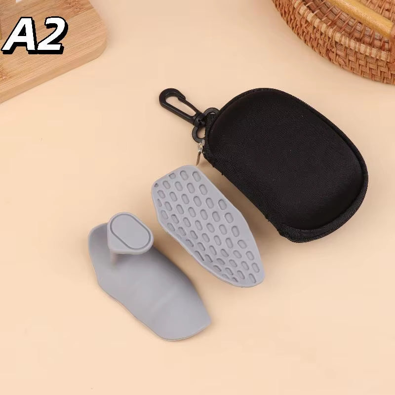 2Pcs Gym Grips Anti-Slip Grip Weightlifting Glove Portable Finger Trainer Comfort Workout Grips for Dumbbell Lifting Exercise