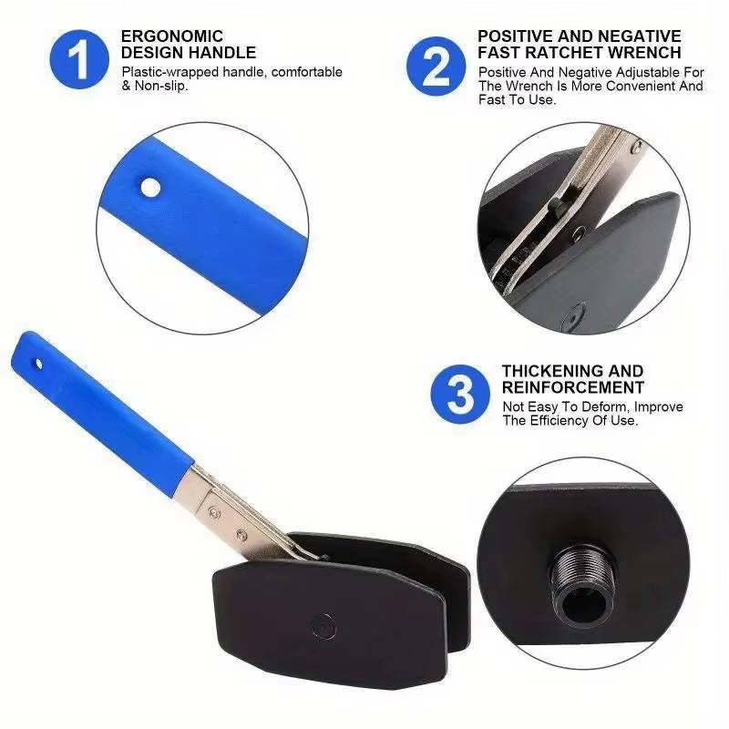 Car Ratchet Brake Piston Caliper Spreader Tool Steel Press Single Twin Quad Separator Pad Disc Brake Caliper Repair Tool